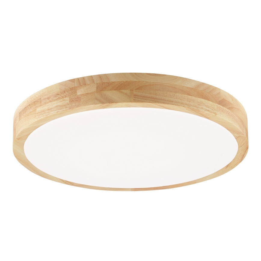 Brilliant - LED vannitoa laelamp MOREEN LED/18W/230V 2700/4000/6500K läbimõõt 34 cm IP44 kautšukipuit