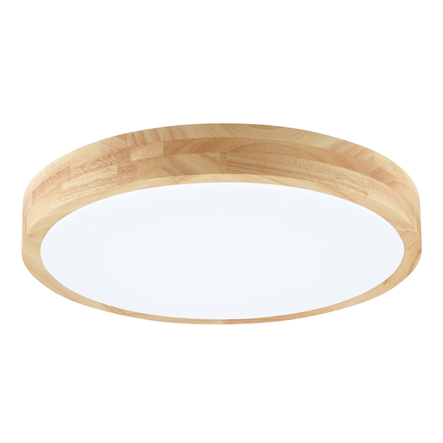 Brilliant - LED vannitoa laelamp MOREEN LED/18W/230V 2700/4000/6500K läbimõõt 34 cm IP44 kautšukipuit
