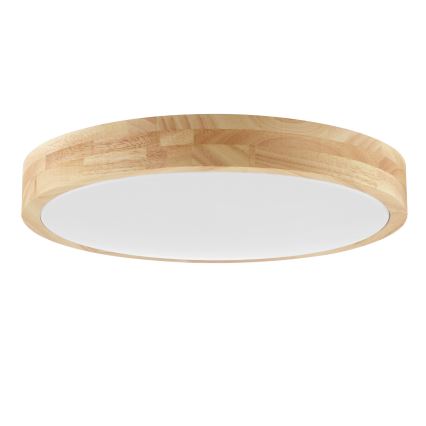 Brilliant - LED vannitoa laelamp MOREEN LED/18W/230V 2700/4000/6500K läbimõõt 34 cm IP44 kautšukipuit