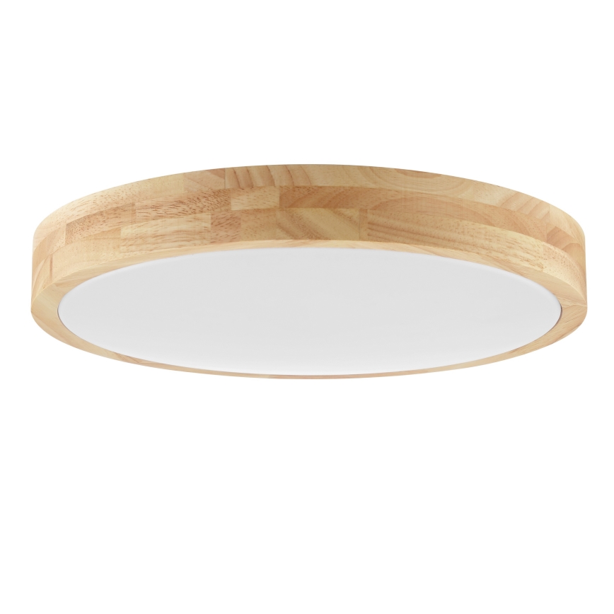 Brilliant - LED vannitoa laelamp MOREEN LED/18W/230V 2700/4000/6500K läbimõõt 34 cm IP44 kautšukipuit