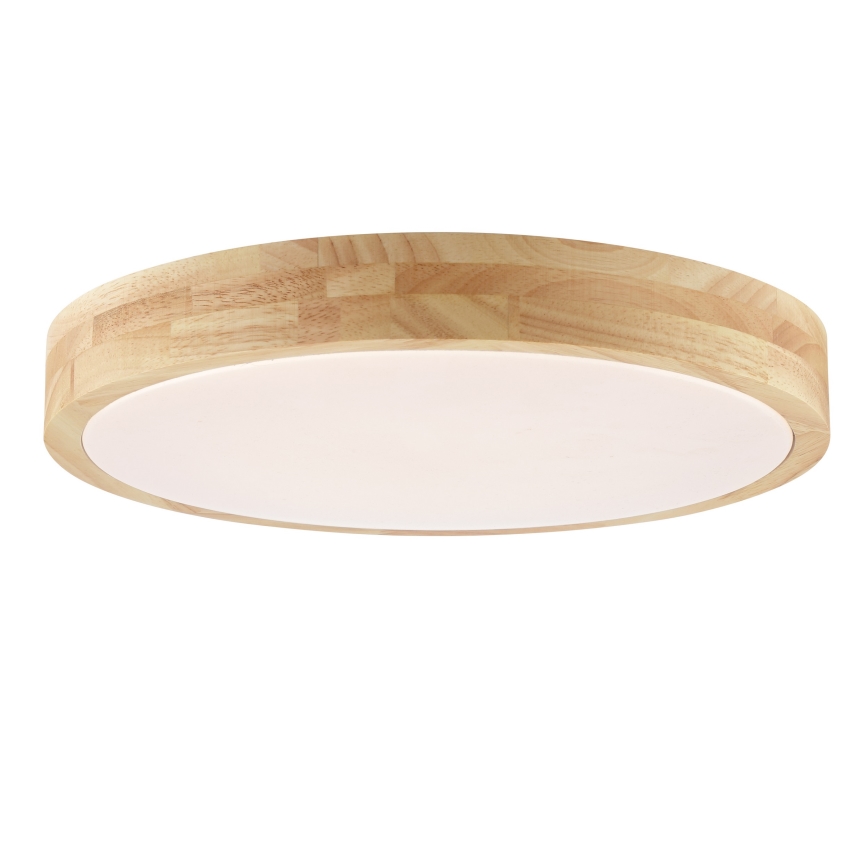 Brilliant - LED vannitoa laelamp MOREEN LED/18W/230V 2700/4000/6500K läbimõõt 34 cm IP44 kautšukipuit