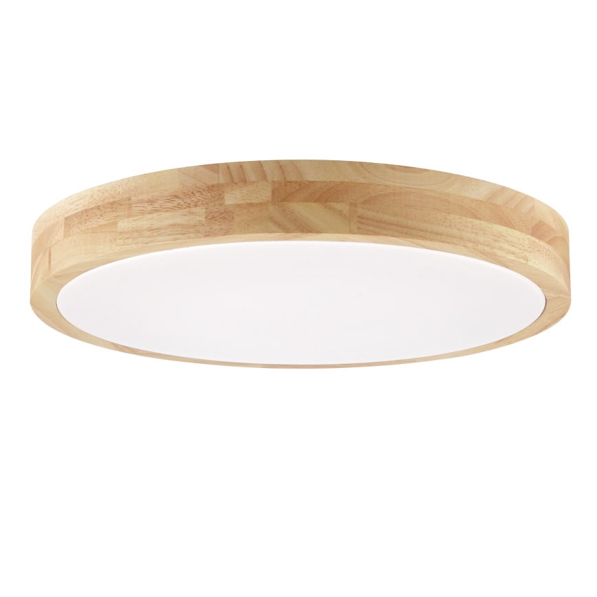 Brilliant - LED vannitoa laelamp MOREEN LED/18W/230V 2700/4000/6500K läbimõõt 34 cm IP44 kautšukipuit