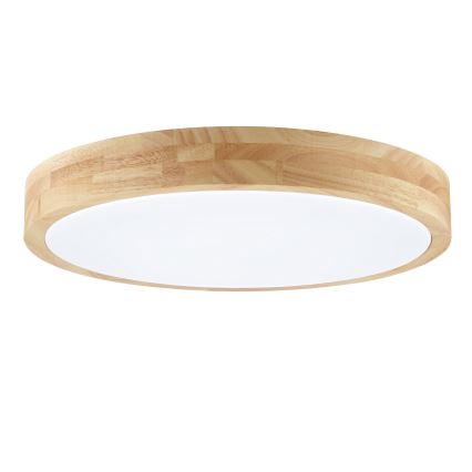 Brilliant - LED vannitoa laelamp MOREEN LED/18W/230V 2700/4000/6500K läbimõõt 34 cm IP44 kautšukipuit
