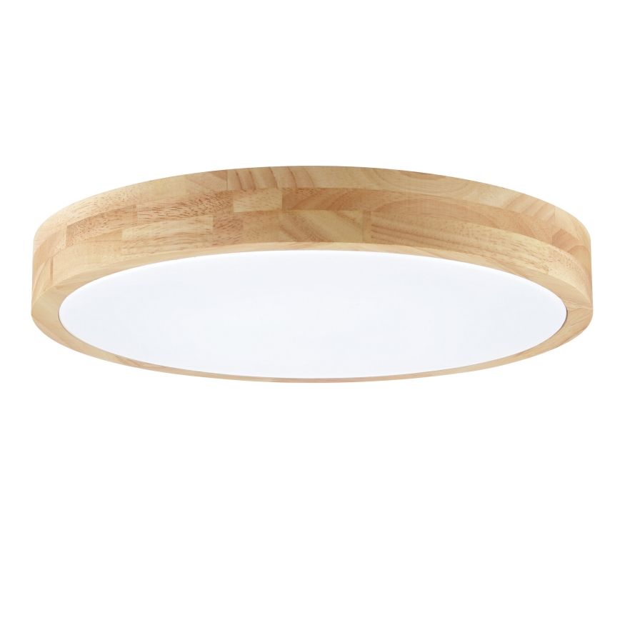 Brilliant - LED vannitoa laelamp MOREEN LED/18W/230V 2700/4000/6500K läbimõõt 34 cm IP44 kautšukipuit