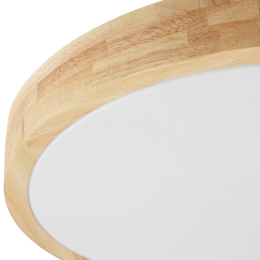 Brilliant - LED vannitoa laelamp MOREEN LED/18W/230V 2700/4000/6500K läbimõõt 34 cm IP44 kautšukipuit