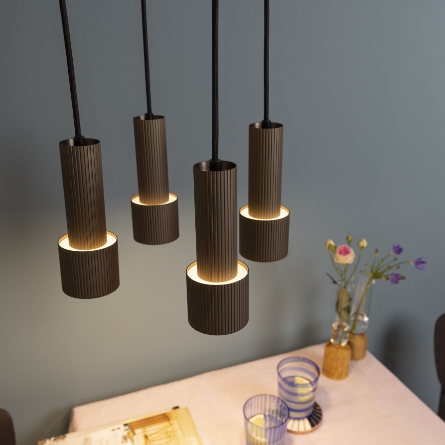 Brilliant - Lühter CADIZ 4xGU10/10W/230V d. 35 cm pronks