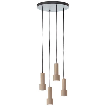 Brilliant - Lühter CADIZ 4xGU10/10W/230V d. 35 cm pronks