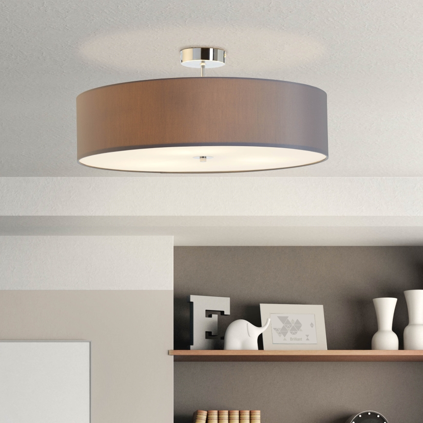 Brilliant - Pinnale kinnitatav lühter ANDRIA 3xE27/60W/230V d. 60 cm antratsiit