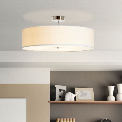 Brilliant - Pinnale kinnitatav lühter ANDRIA 3xE27/60W/230V d. 60 cm valge