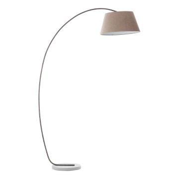 Brilliant - põrandalamp BROK 1xE27/60W/230V taupe