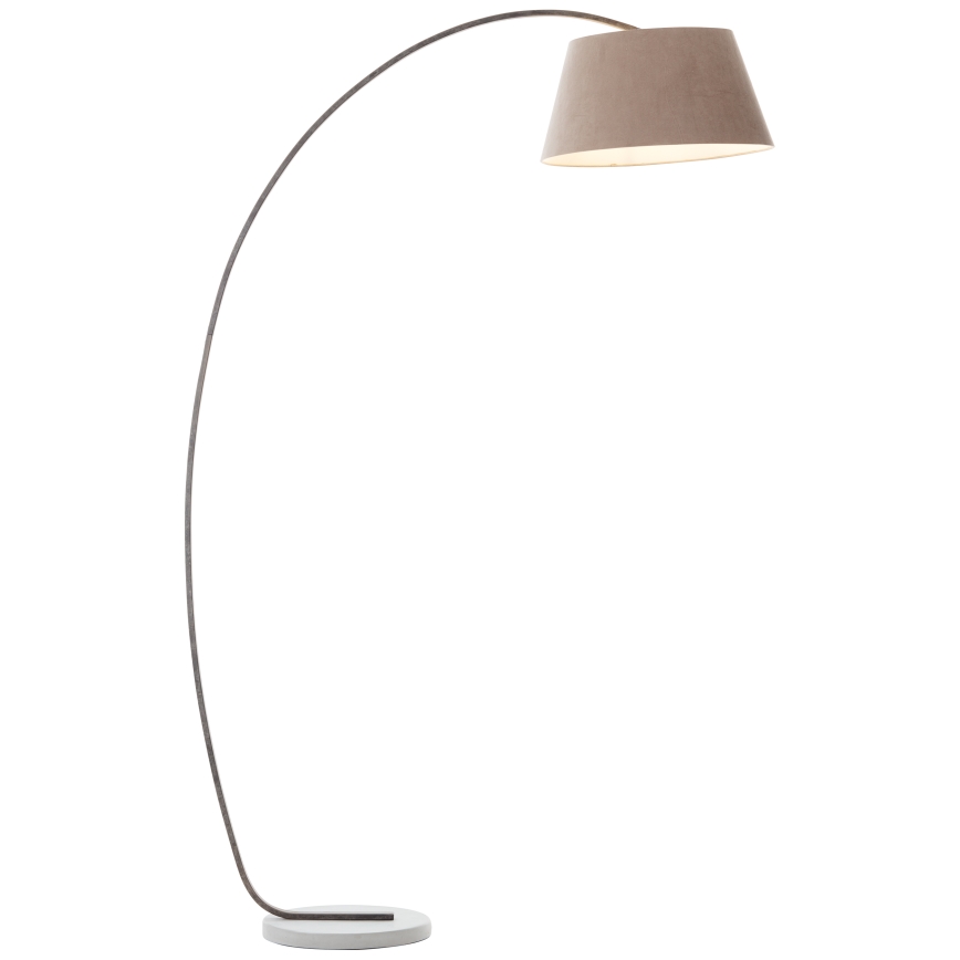 Brilliant - põrandalamp BROK 1xE27/60W/230V taupe