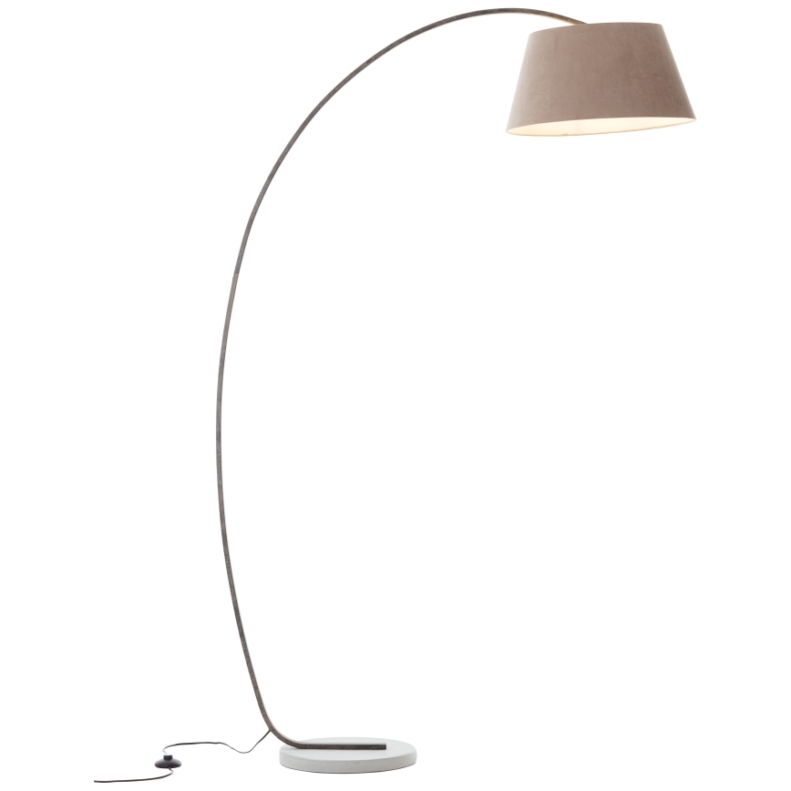 Brilliant - põrandalamp BROK 1xE27/60W/230V taupe