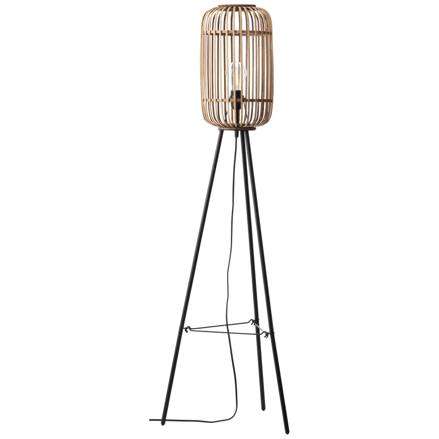 Brilliant - Põrandalamp WOODROW 1xE27/60W/230V bambus