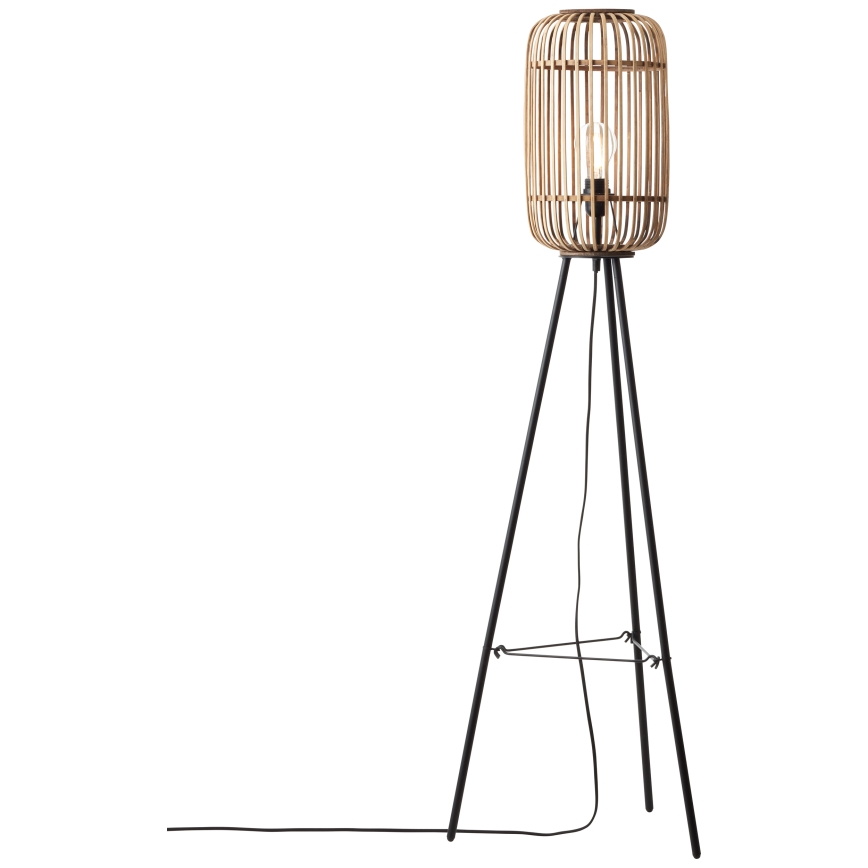 Brilliant - Põrandalamp WOODROW 1xE27/60W/230V bambus