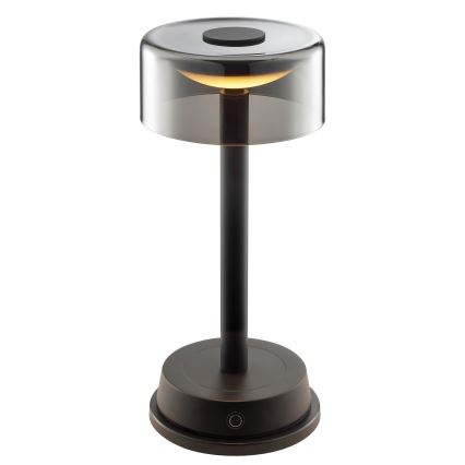Brilliant - LED Hämardatav laetav puutetundlik õue lauavalgusti RAZOR LED/2,5W/5V 2700K 2600 mAh IP44 must
