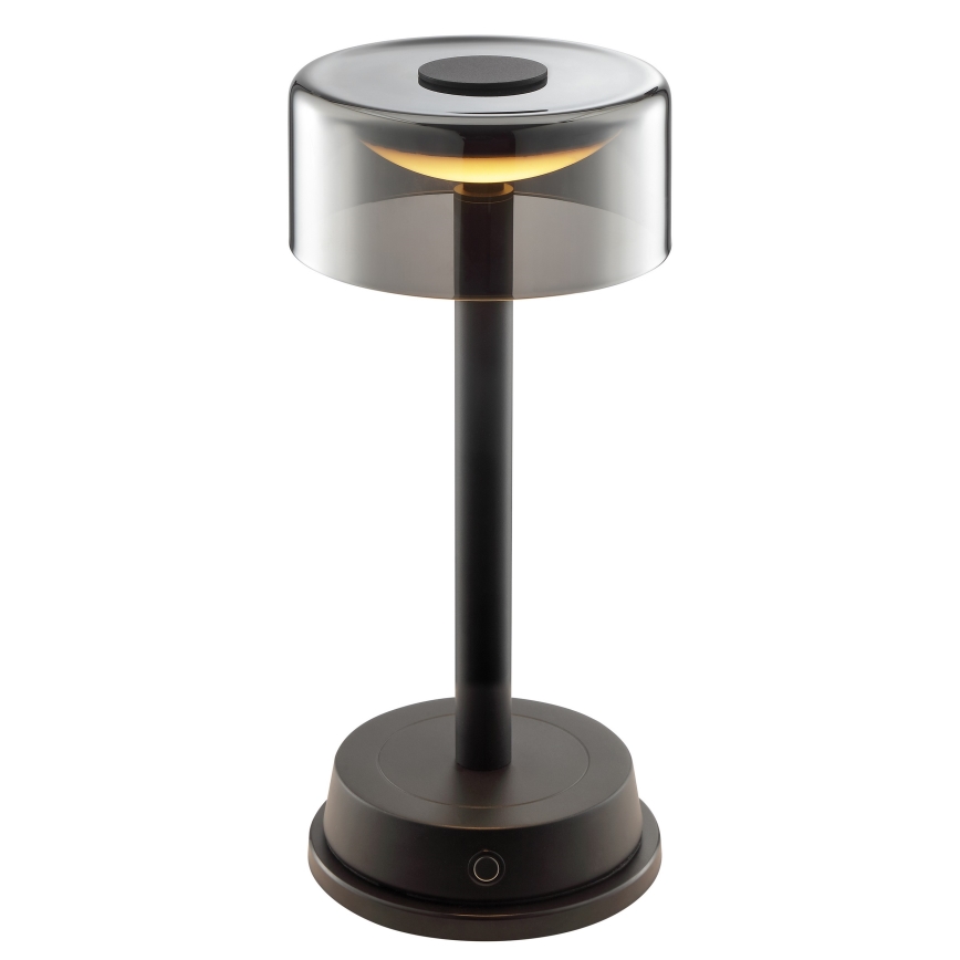 Brilliant - LED Hämardatav laetav puutetundlik õue lauavalgusti RAZOR LED/2,5W/5V 2700K 2600 mAh IP44 must