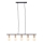 Brilliant - Ripplamp kaabliga KERRY 5xE27/40W/230V must/bambus