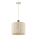 Brilliant - Rippvalgusti kaabliga ARLO 1xE27/20W/230V pr. 35 cm kreemjas