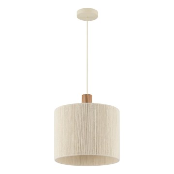 Brilliant - Rippvalgusti kaabliga ARLO 1xE27/20W/230V pr. 35 cm kreemjas