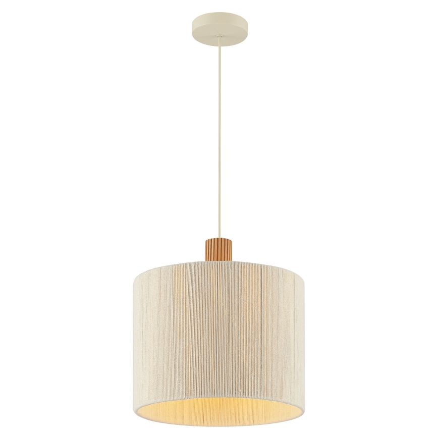 Brilliant - Rippvalgusti kaabliga ARLO 1xE27/20W/230V pr. 35 cm kreemjas