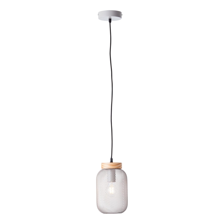 Brilliant - Rippvalgusti kaabliga GIADA 1xE27/40W/230V, läbimõõt 16 cm, hall