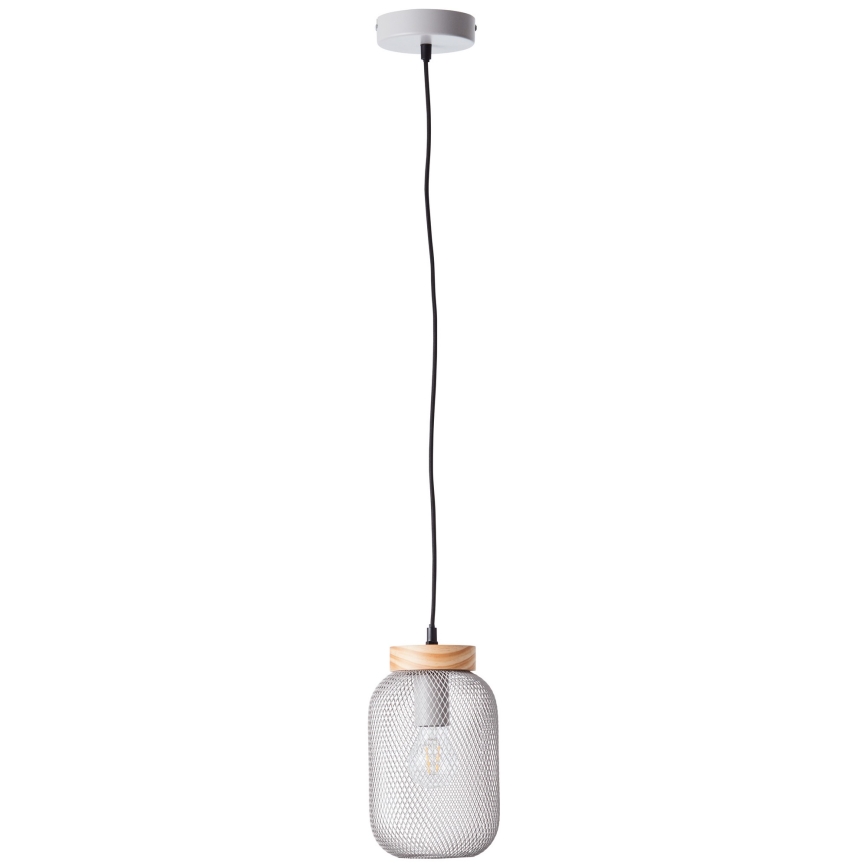 Brilliant - Rippvalgusti kaabliga GIADA 1xE27/40W/230V, läbimõõt 16 cm, hall