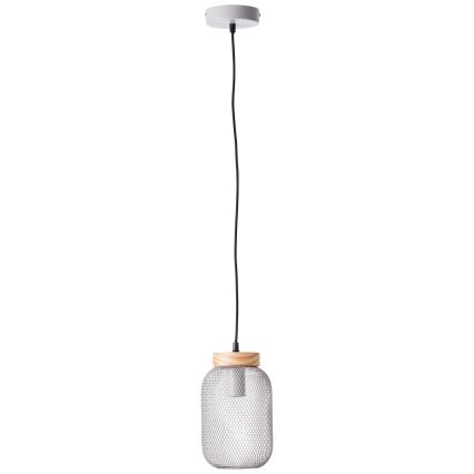 Brilliant - Rippvalgusti kaabliga GIADA 1xE27/40W/230V, läbimõõt 16 cm, hall