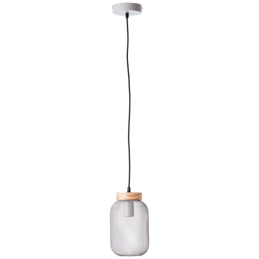 Brilliant - Rippvalgusti kaabliga GIADA 1xE27/40W/230V, läbimõõt 16 cm, hall