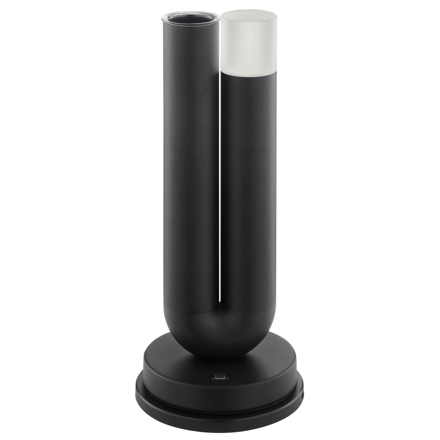 Brilliant - LED-hämardatav laetav puutetundlik välistingimustes kasutatav lauavalgusti SAYU LED/2,5W/5V 2700K 2600 mAh IP44 must