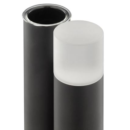 Brilliant - LED-hämardatav laetav puutetundlik välistingimustes kasutatav lauavalgusti SAYU LED/2,5W/5V 2700K 2600 mAh IP44 must