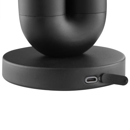 Brilliant - LED-hämardatav laetav puutetundlik välistingimustes kasutatav lauavalgusti SAYU LED/2,5W/5V 2700K 2600 mAh IP44 must