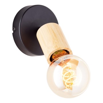 Brilliant - seinale paigaldatav punktvalgusti 1xE27/28W/230V bambusest