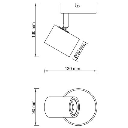 Brilliant - Seinale paigaldatav punktvalgusti KERRY 1xE27/40W/230V bambus