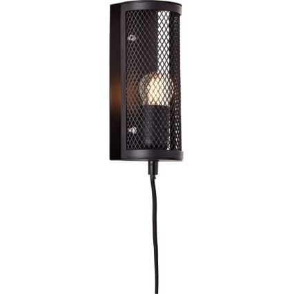 Brilliant - Seinavalgusti MAZE 1xE27/40W/230V must