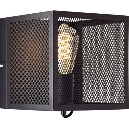 Brilliant - Seinavalgusti MAZE 1xE27/40W/230V must