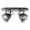 Brilliant - suunatav laevalgusti CARMEN 2xGU10/5W/230V must