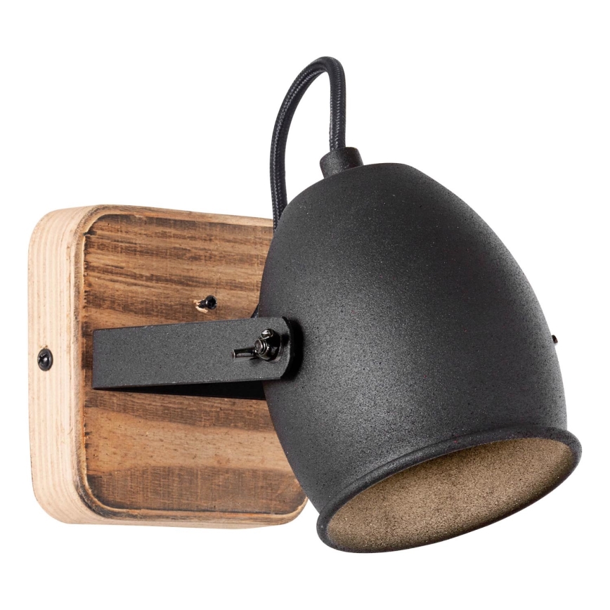 Brilliant - suunatav seinavalgusti CROWTON 1xGU10/6W/230V männipuit