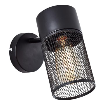 Brilliant - suunatav seinavalgusti KAMOLO 1xE27/40W/230V must