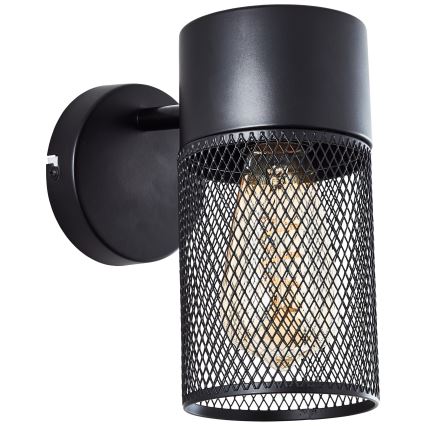 Brilliant - suunatav seinavalgusti KAMOLO 1xE27/40W/230V must