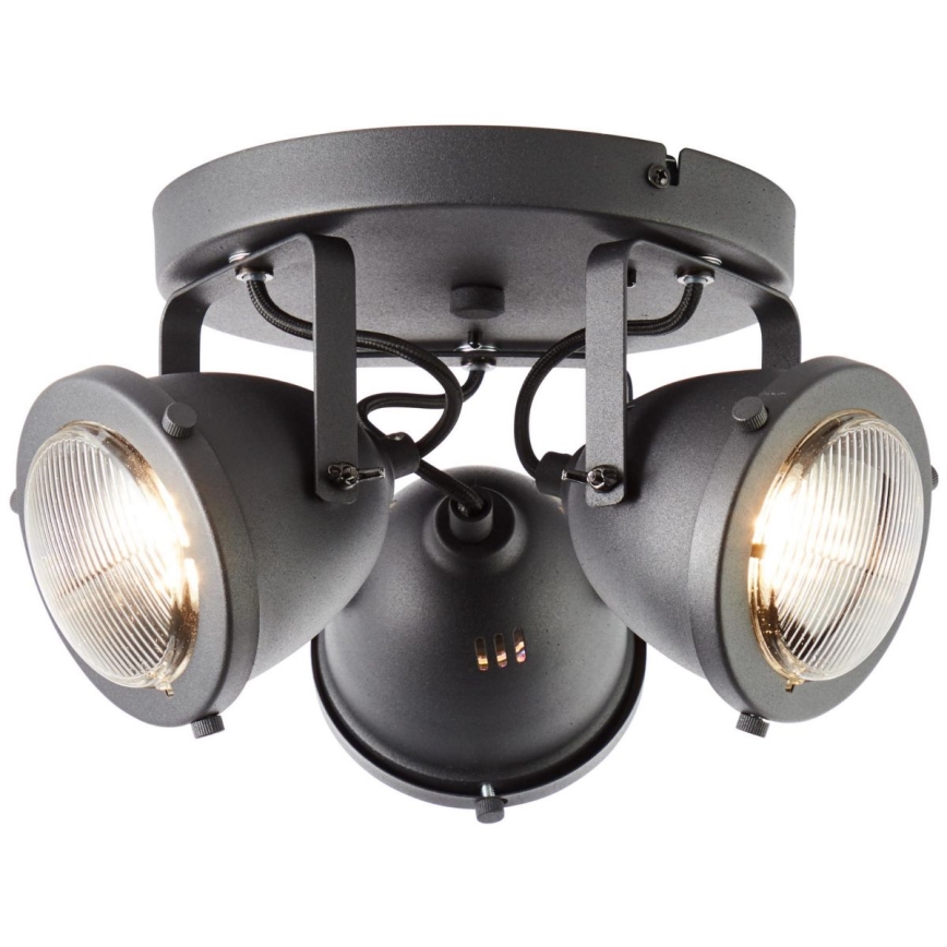 Brilliant - Suunavalgusti CARMEN 3xGU10/5W/230V, must