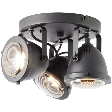 Brilliant - Suunavalgusti CARMEN 3xGU10/5W/230V, must