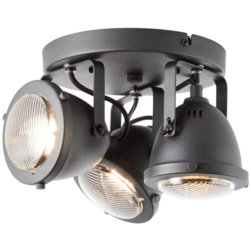 Brilliant - Suunavalgusti CARMEN 3xGU10/5W/230V, must