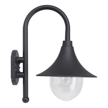 Brilliant - Väli seinavalgusti BERNA 1xE27/60W/230V IP44 must