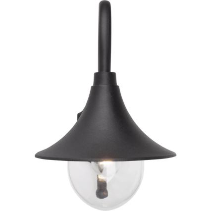 Brilliant - Väli seinavalgusti BERNA 1xE27/60W/230V IP44 must