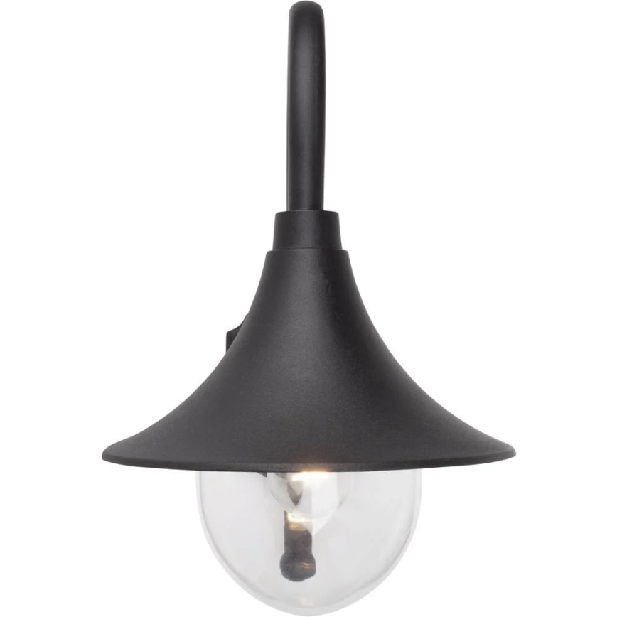 Brilliant - Väli seinavalgusti BERNA 1xE27/60W/230V IP44 must