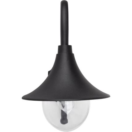 Brilliant - Väli seinavalgusti BERNA 1xE27/60W/230V IP44 must