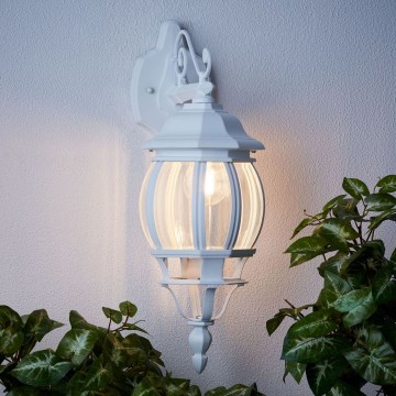 Brilliant - Väli seinavalgusti ISTRIA 1xE27/60W/230V IP23 valge