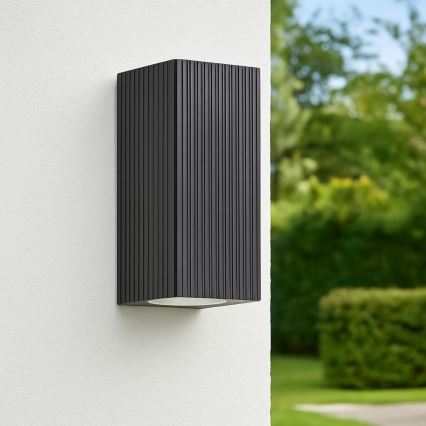 Brilliant - Väli seinavalgusti JELANI 2xGU10/10W/230V IP44 must