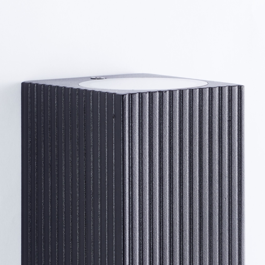 Brilliant - Väli seinavalgusti JELANI 2xGU10/10W/230V IP44 must