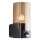 Brilliant - Väli seinavalgusti koos anduriga MINOU 1xE27/10W/230V IP44 must/suitsune